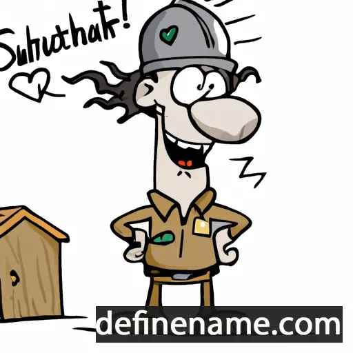 cartoon of the name Sturmhart