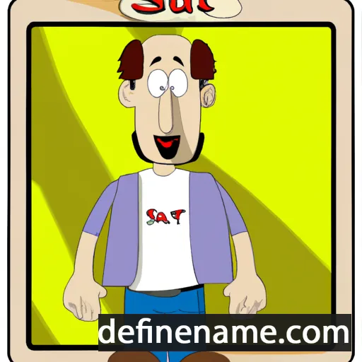 cartoon of the name Suat