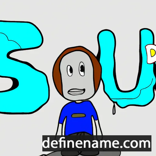 cartoon of the name Sud