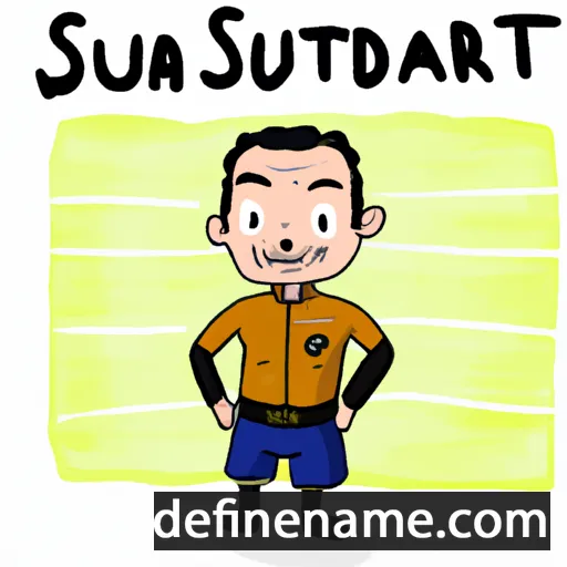 Sudarat cartoon