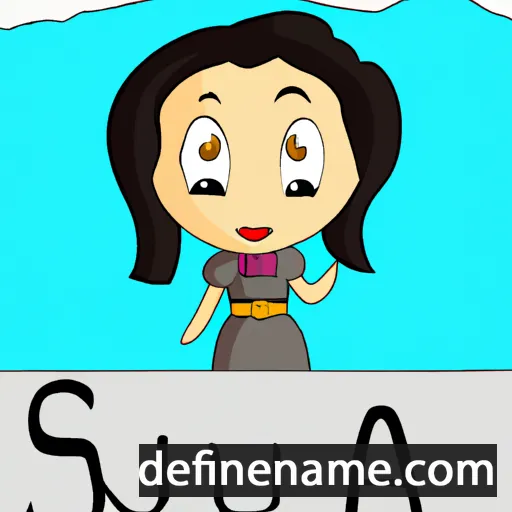 cartoon of the name Suevia