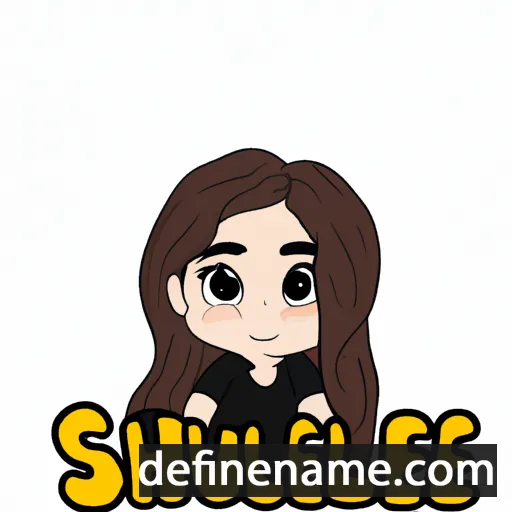 cartoon of the name Suhailee