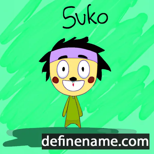 cartoon of the name Suiko