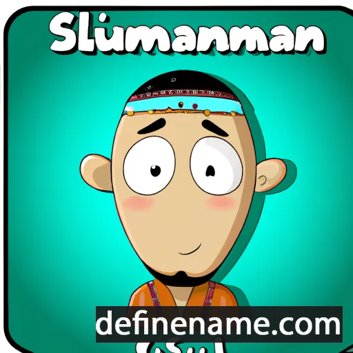 cartoon of the name Sulaimanu