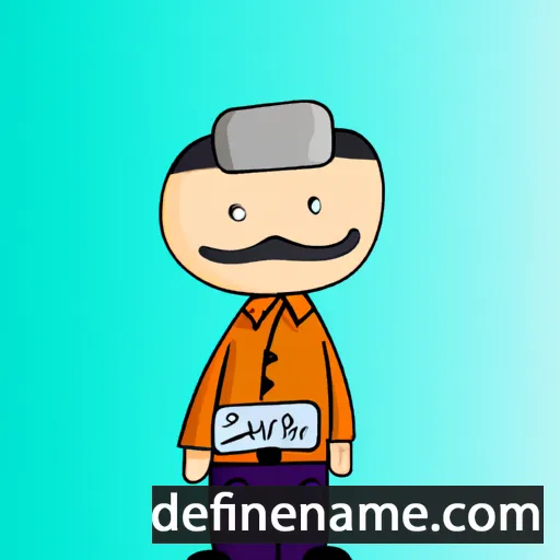 cartoon of the name Sulev