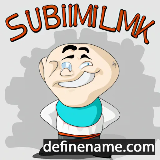 cartoon of the name Sulimbek