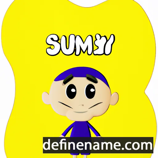 cartoon of the name Sumayl