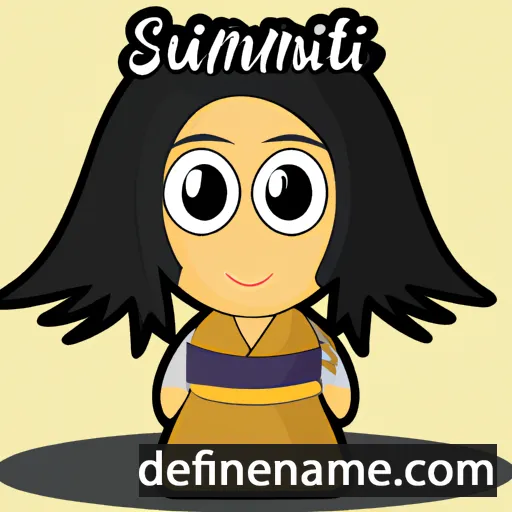 cartoon of the name Sumiati