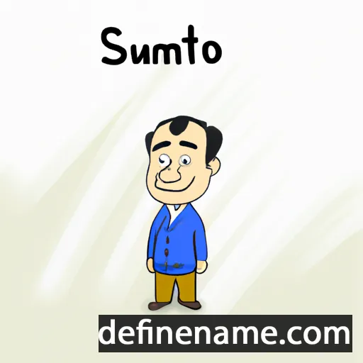 cartoon of the name Sumitro