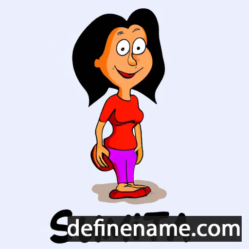 cartoon of the name Sumittra