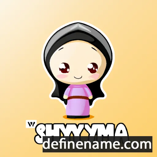 cartoon of the name Sumiyah