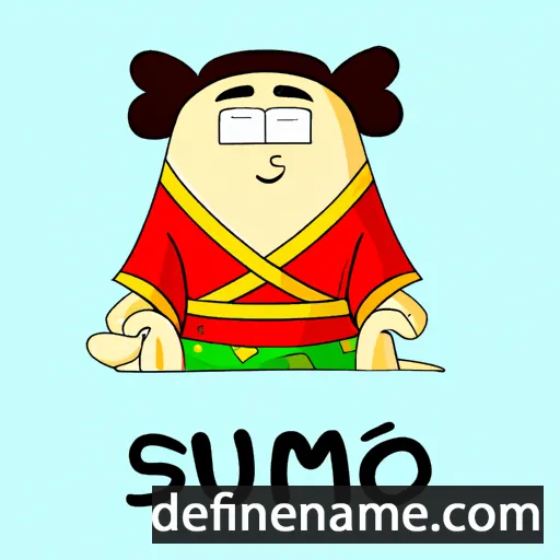 cartoon of the name Sumomo