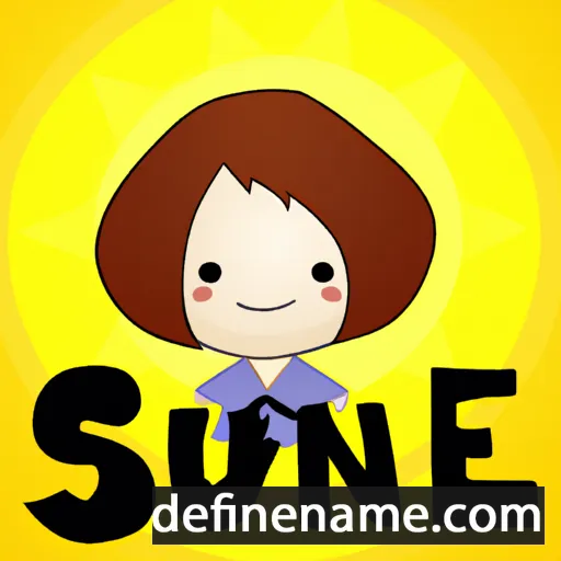 Sun-ae cartoon