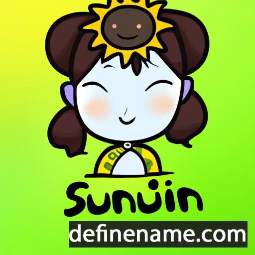 Sun-ah cartoon