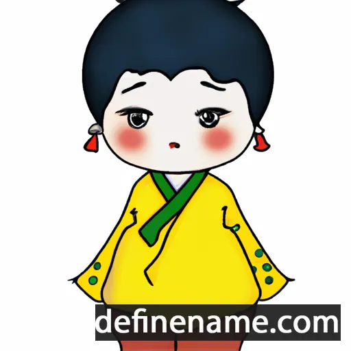 cartoon of the name Sun-hee