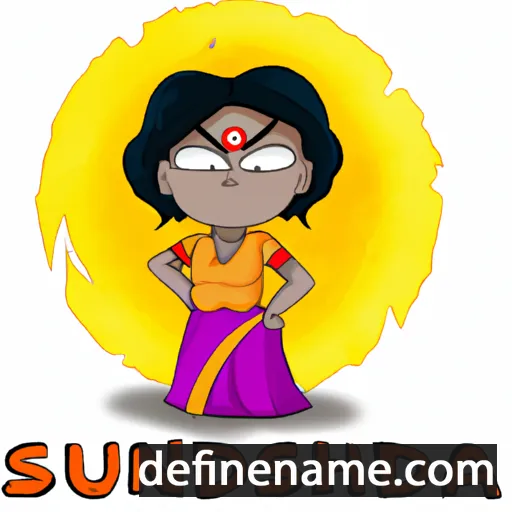 cartoon of the name Sundaresha