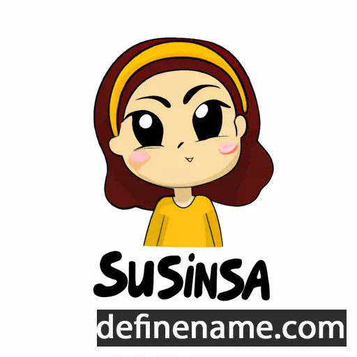 Sunisa cartoon