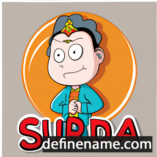 cartoon of the name Supriadi