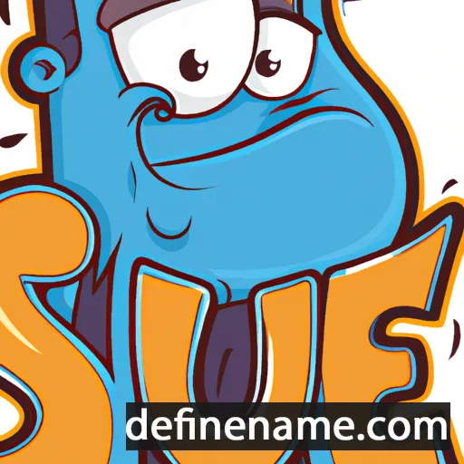 cartoon of the name Suree