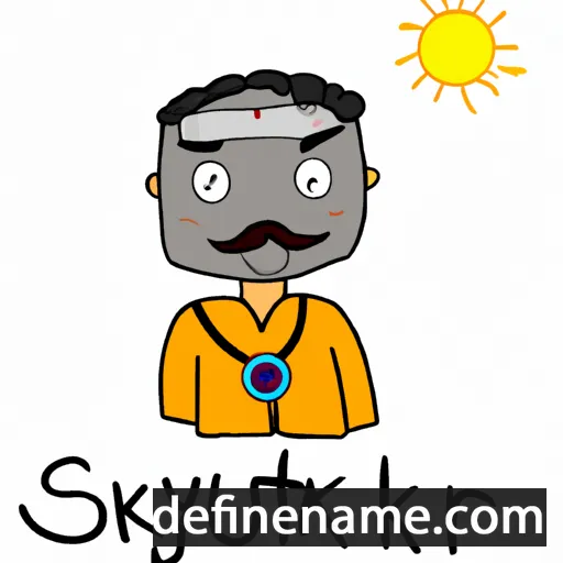 cartoon of the name Suryakant