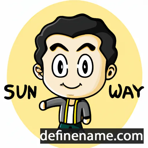 cartoon of the name Suryawan