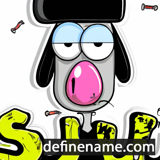 cartoon of the name Sus