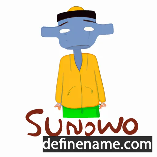 cartoon of the name Susanowo