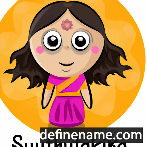 cartoon of the name Susanthika