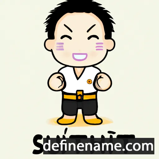 cartoon of the name Suthathip