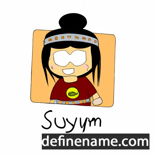 cartoon of the name Suvdnyam