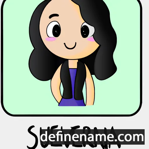 cartoon of the name Suverina