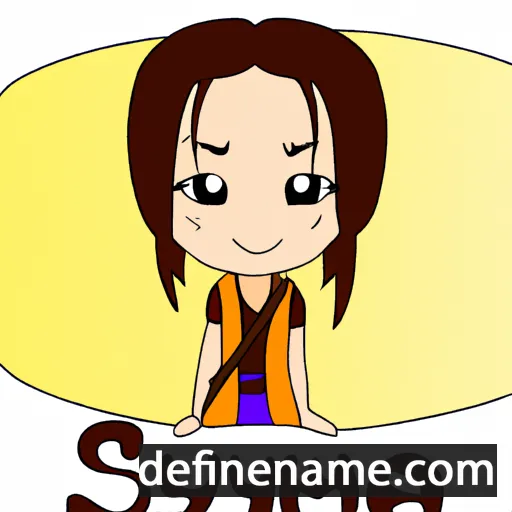 cartoon of the name Suyana