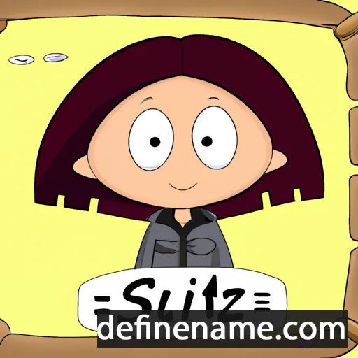 Suzelle cartoon