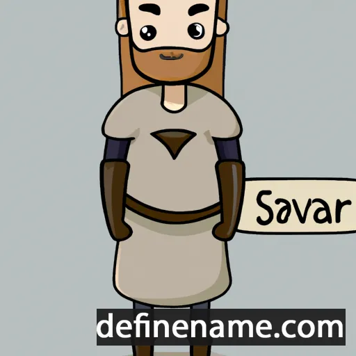 cartoon of the name Sváfarr