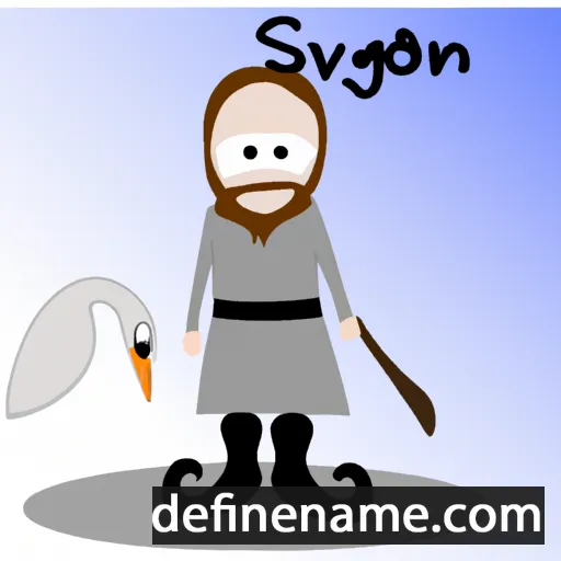 Svanþór cartoon