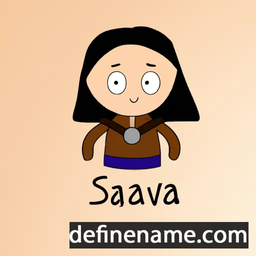 cartoon of the name Svatěna