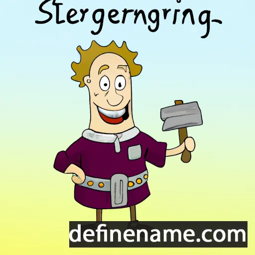 cartoon of the name Sveinborg