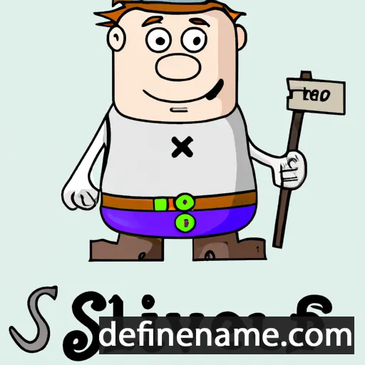 cartoon of the name Sveinulf