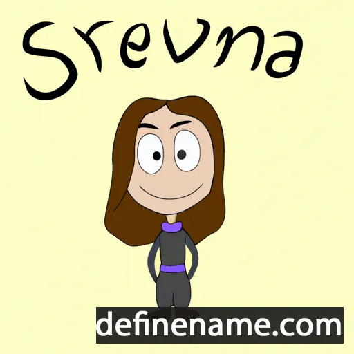 cartoon of the name Svenna