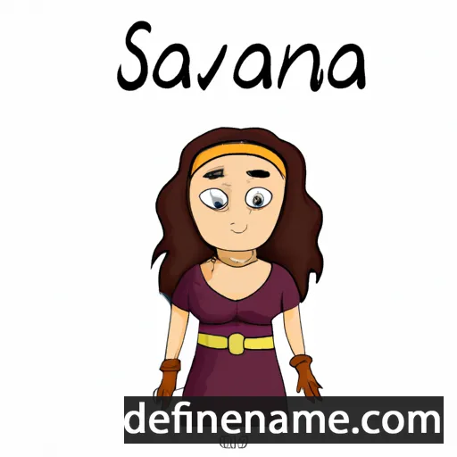 cartoon of the name Svjatlana