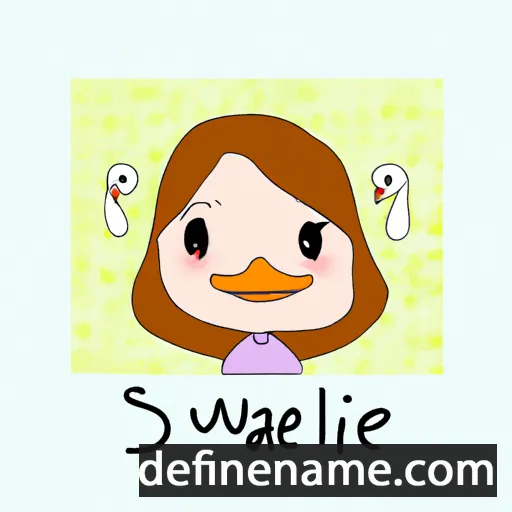 cartoon of the name Swanelle