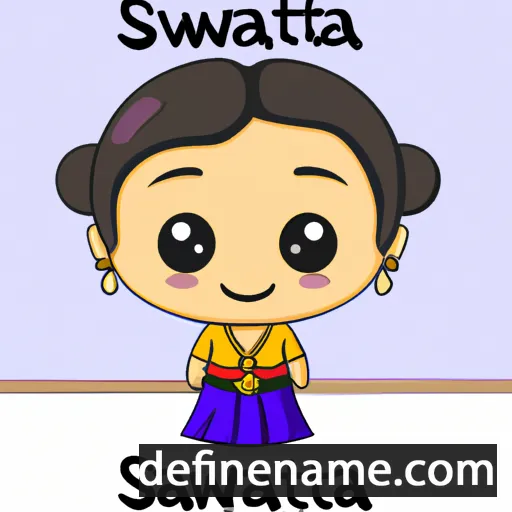 cartoon of the name Swatanna