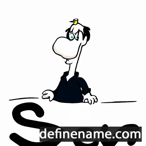 cartoon of the name Swen