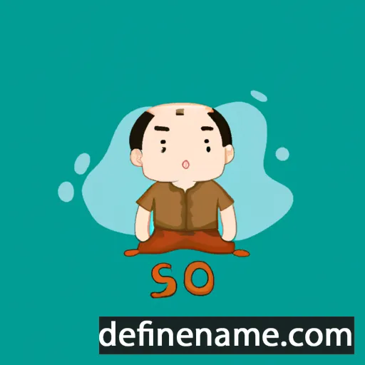 cartoon of the name Sỹ