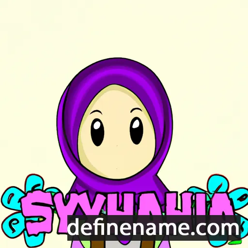 Syahidah cartoon