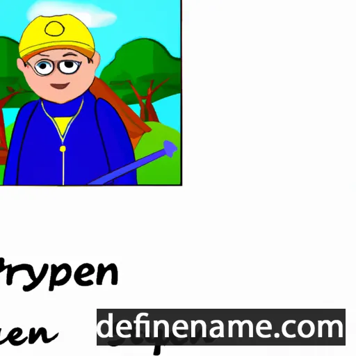 cartoon of the name Sybren