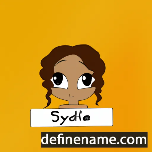 cartoon of the name Sydelle