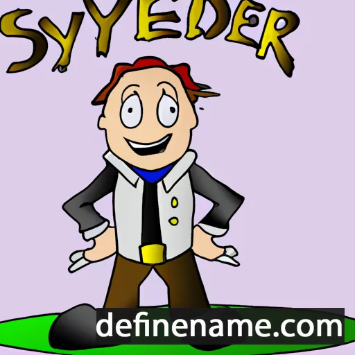 cartoon of the name Sylvander