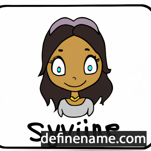 Sylvienne cartoon