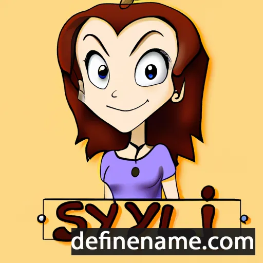 Sylvy cartoon